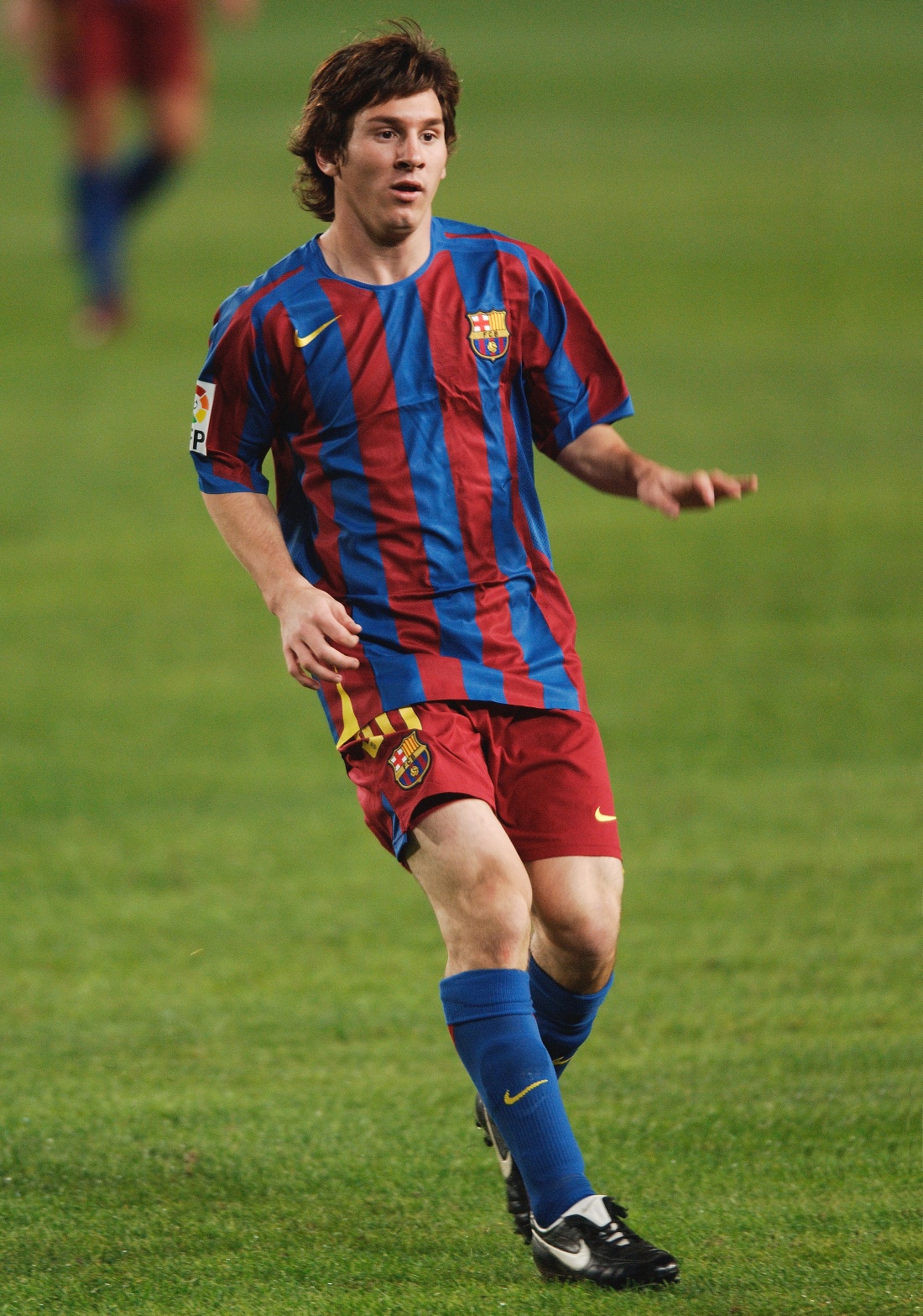Lionel Messi in 2005 during his breakout first team years at FC Barcelona