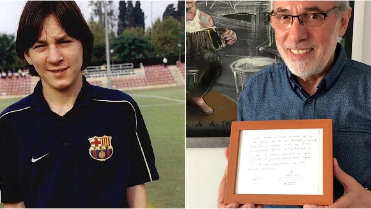 Archival Artifact: Lionel Messi as a 12-to-13-year-old child in 2000, arriving in Barcelona from Rosario